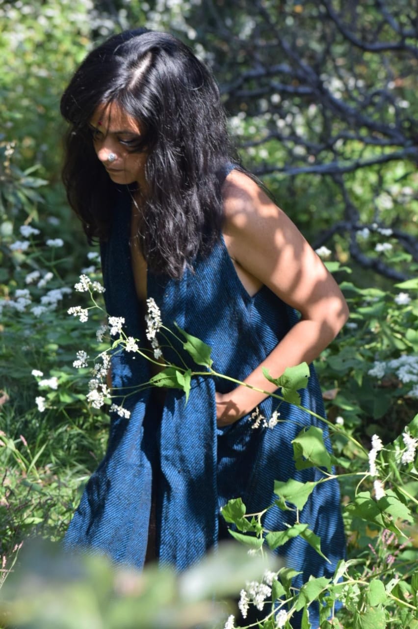 Nomad Indigo Wrap Dress