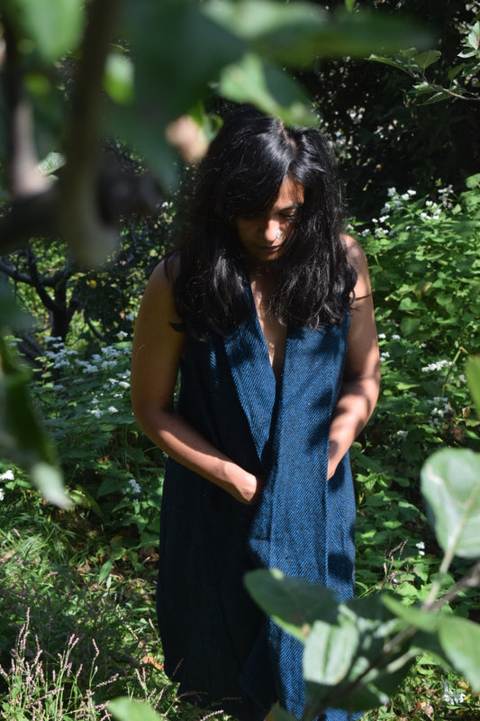 Nomad Indigo Wrap Dress